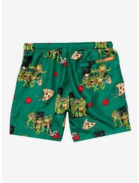 OppoSuits Teenage Mutant Ninja Turtles Pizza Allover Print Shorts, , hi-res