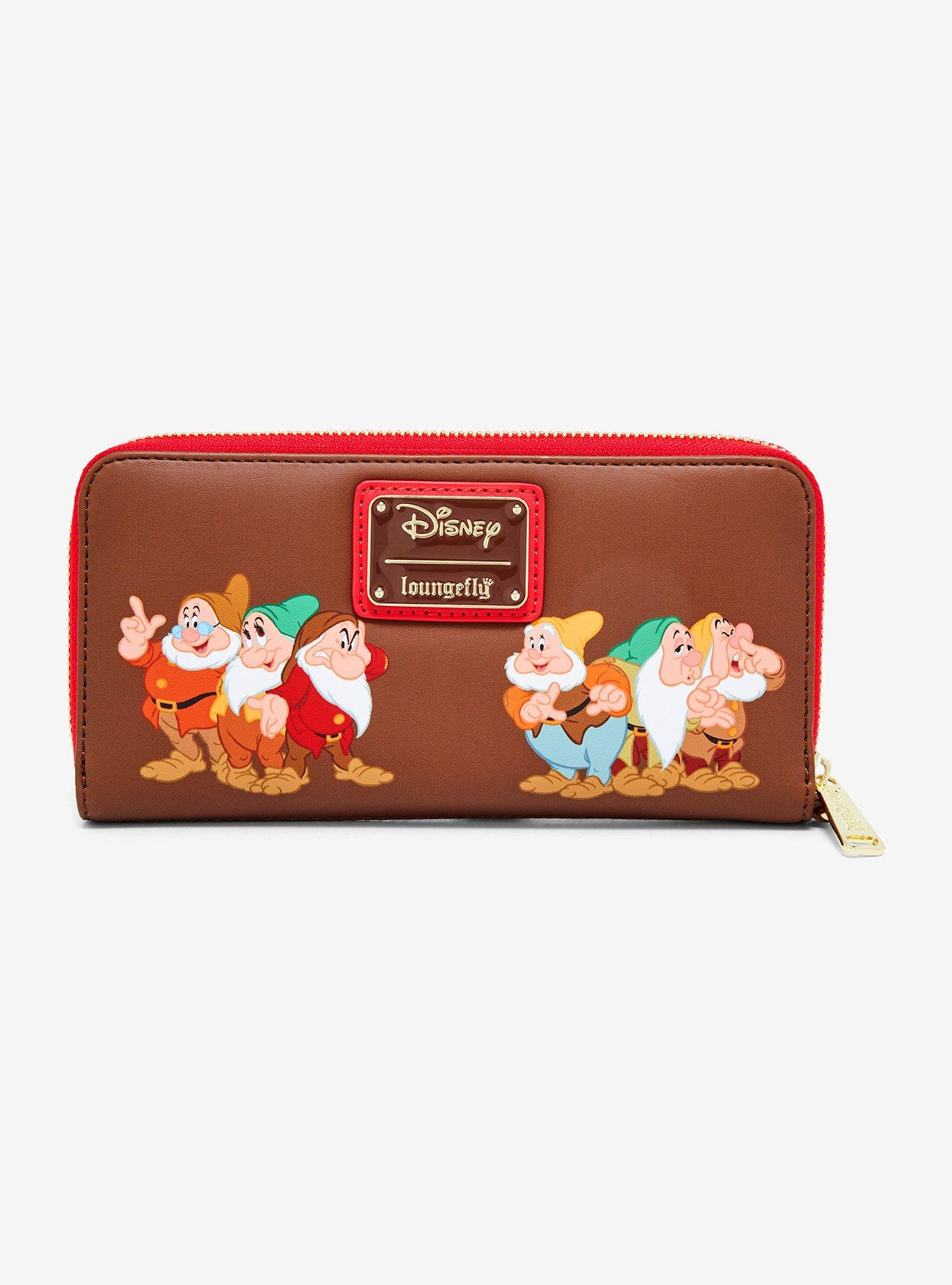 Loungefly Disney Snow White and the Seven Dwarfs Lenticular Portrait Zip Wallet, , alternate