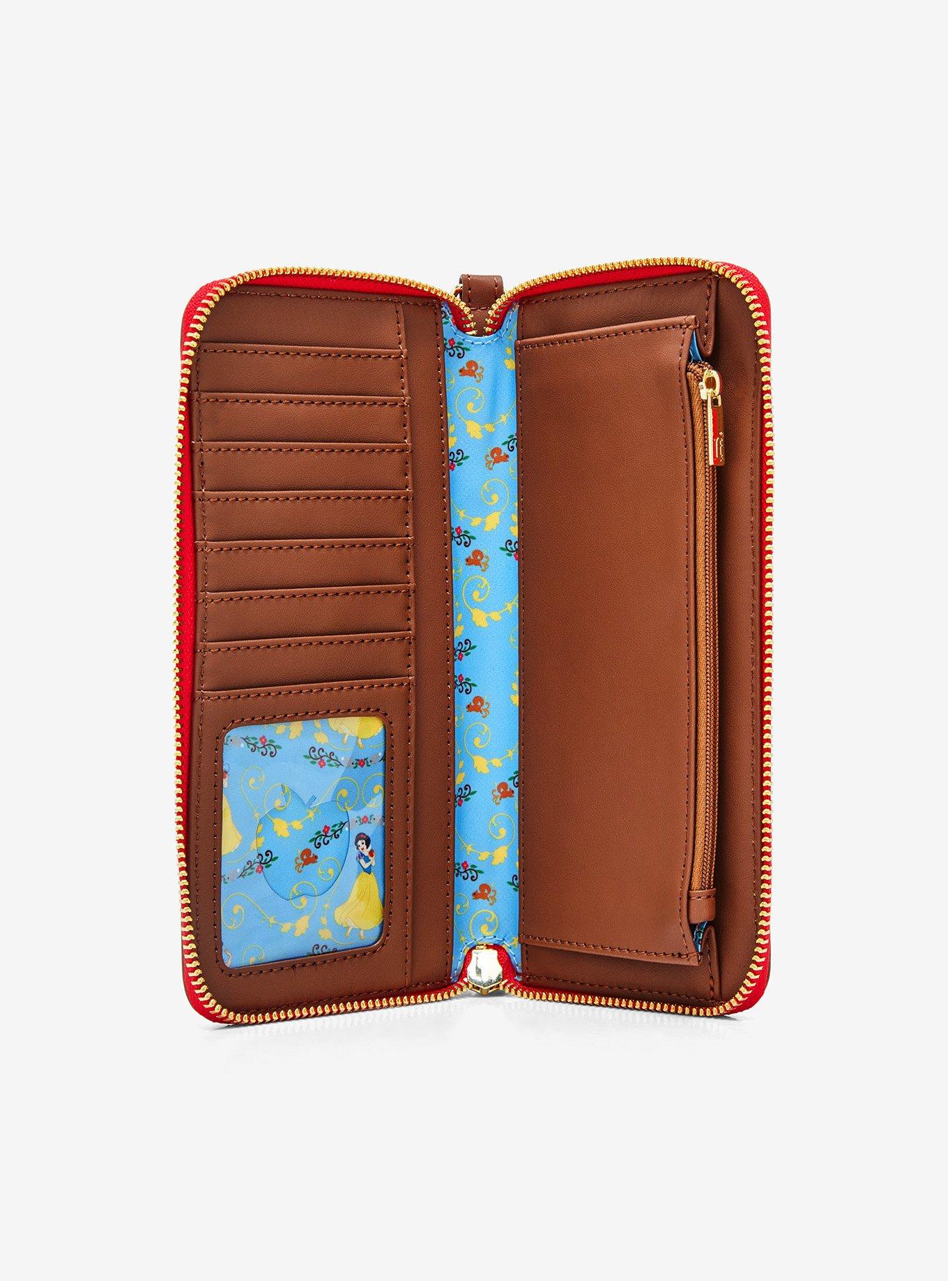 Loungefly Disney Snow White and the Seven Dwarfs Lenticular Portrait Zip Wallet, , alternate