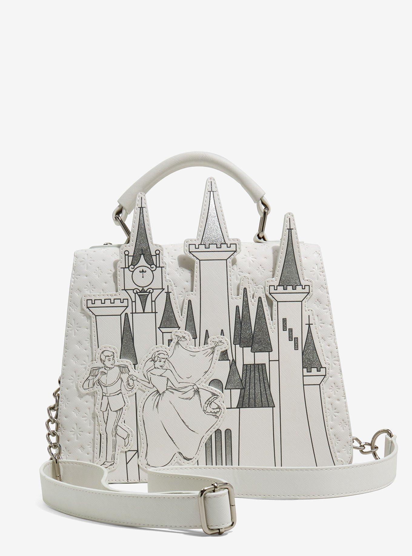 Loungefly Disney Cinderella Wedding Castle Handbag, , alternate