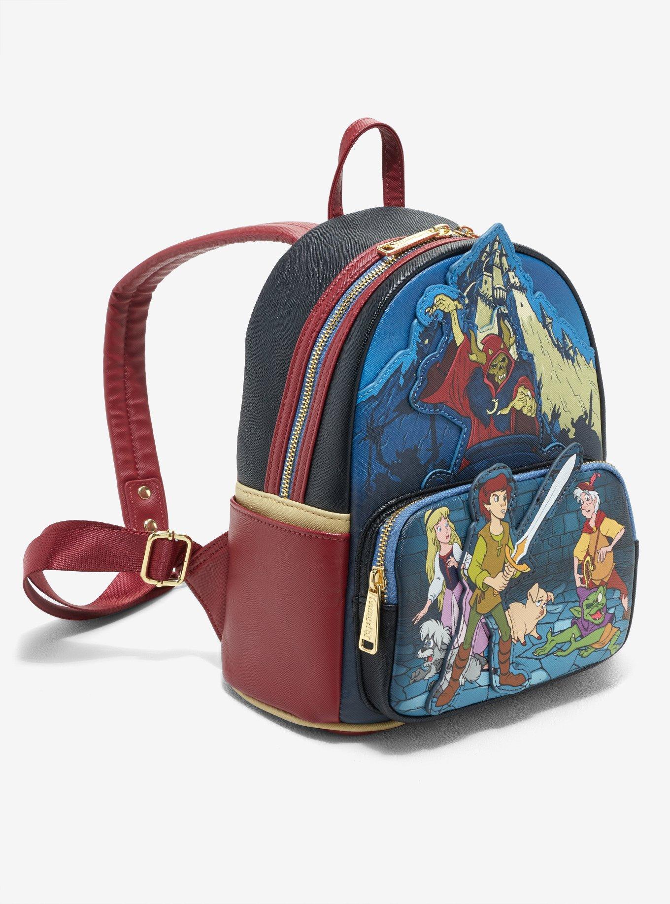 Loungefly Disney The Black Cauldron Group Portrait Mini Backpack