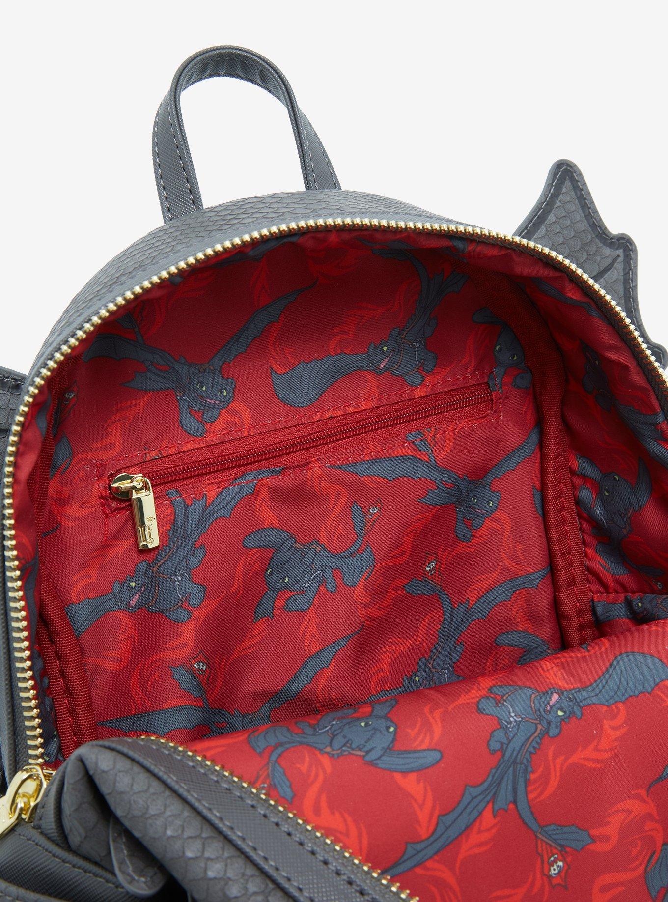 Loungefly How to Train Your Dragon Toothless Figural Mini Backpack, , alternate