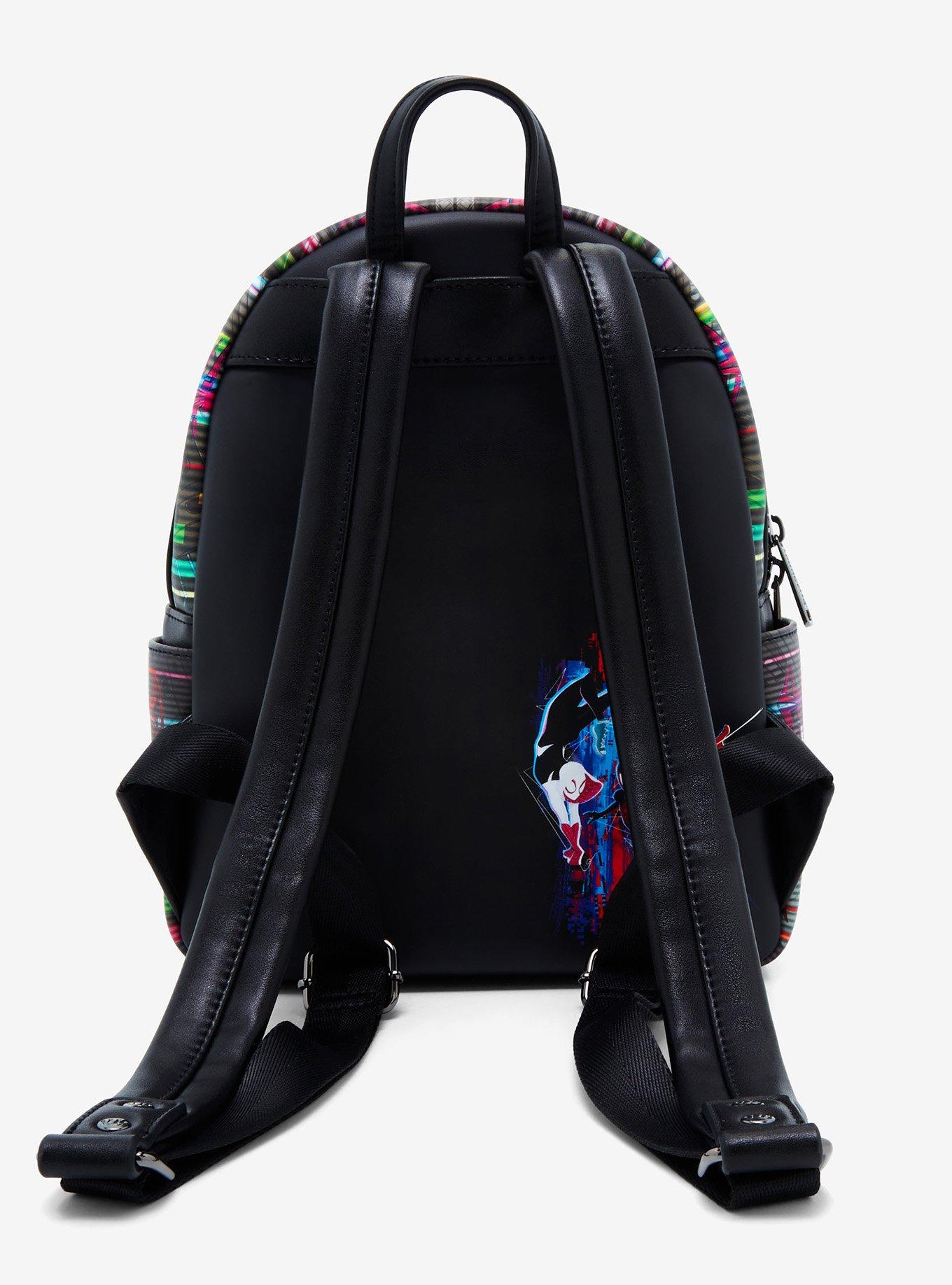 Loungefly Marvel Spider-Man Across the Spider-Verse Lenticular Mini Backpack, , alternate