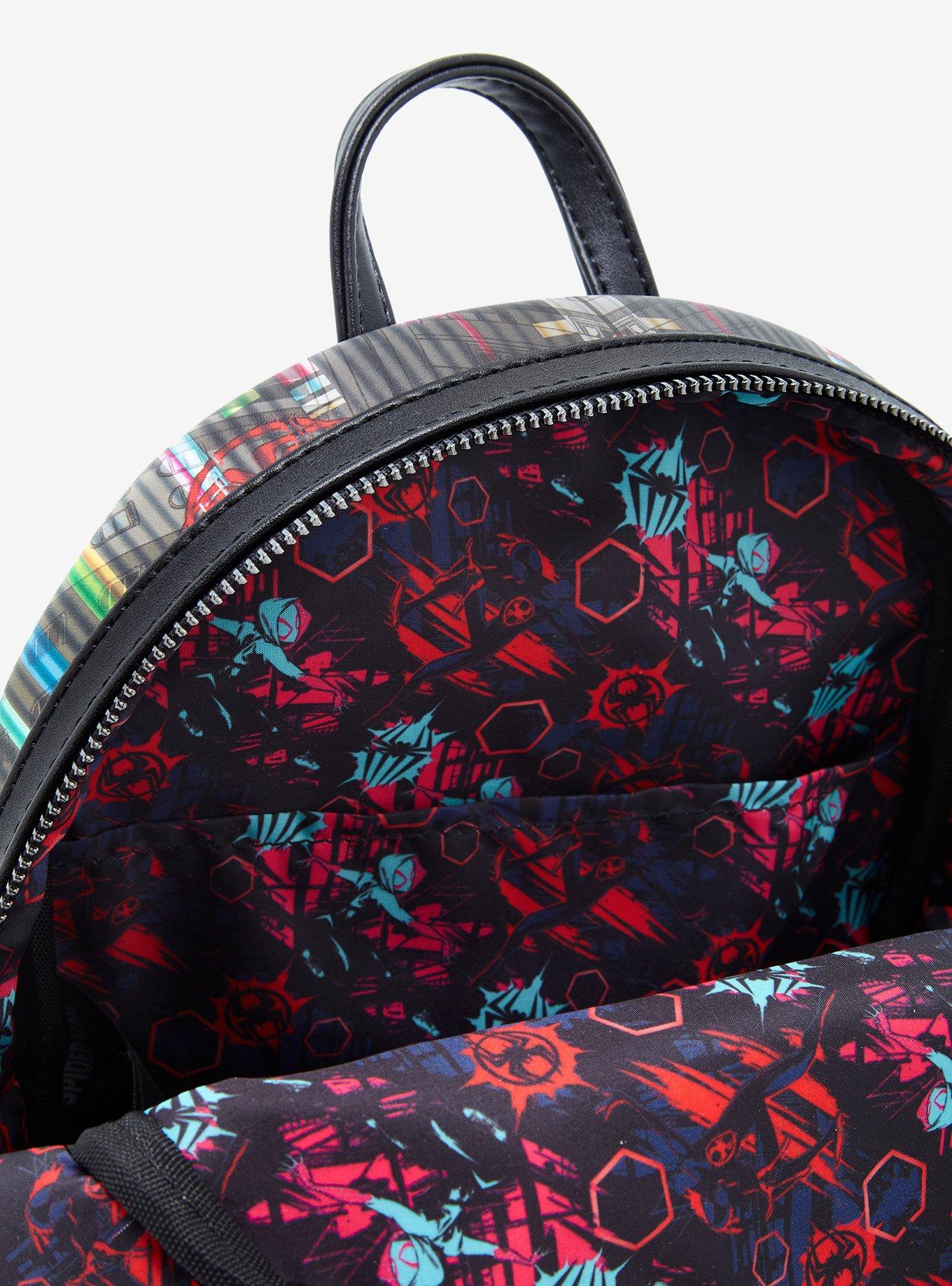 Loungefly Marvel Spider-Man Across the Spider-Verse Lenticular Mini Backpack, , alternate