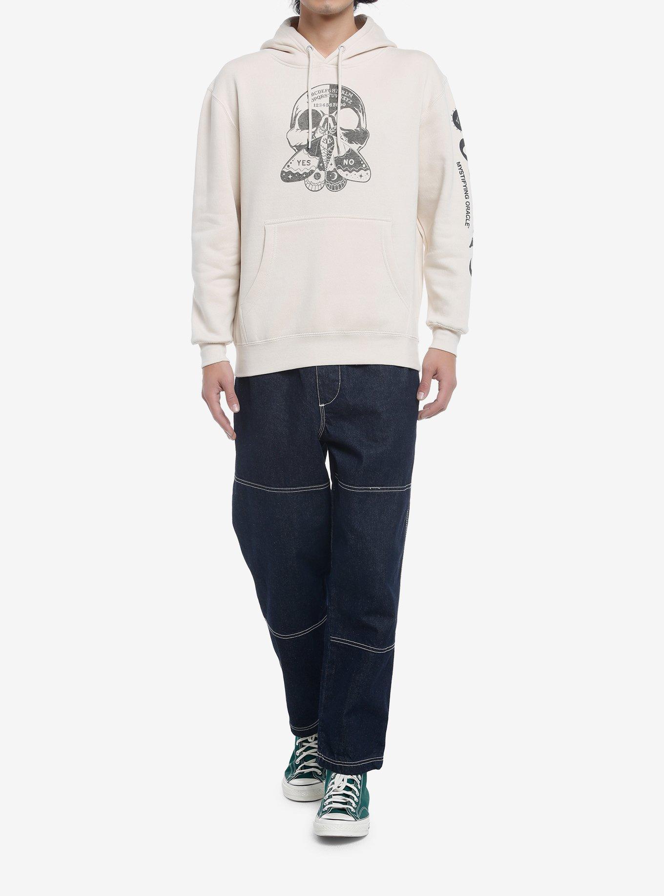 Ouija Board Moth Hoodie, SAND, alternate