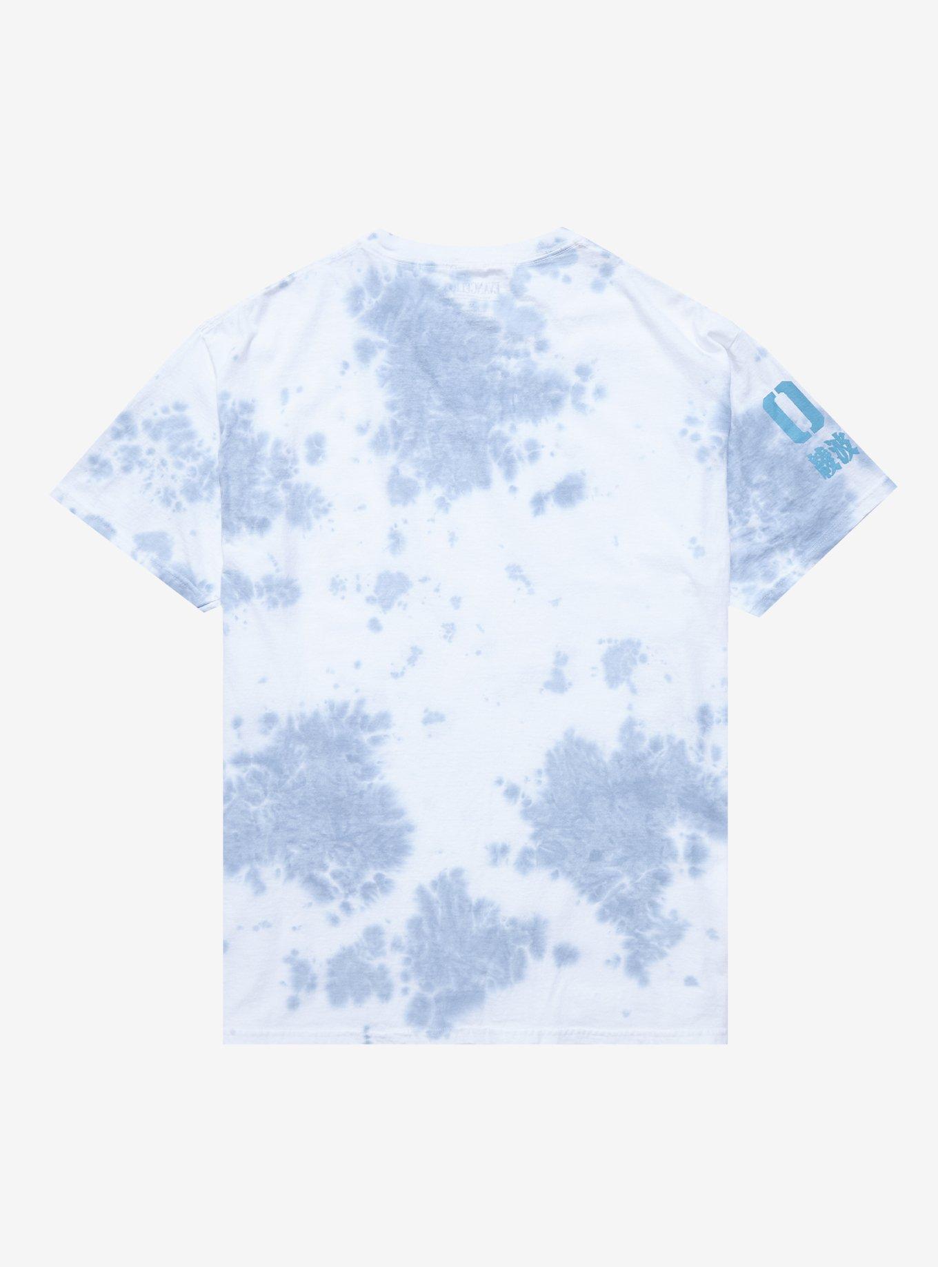 Neon Genesis Evangelion Rei Tie-Dye Boyfriend Fit Girls T-Shirt, MULTI, alternate