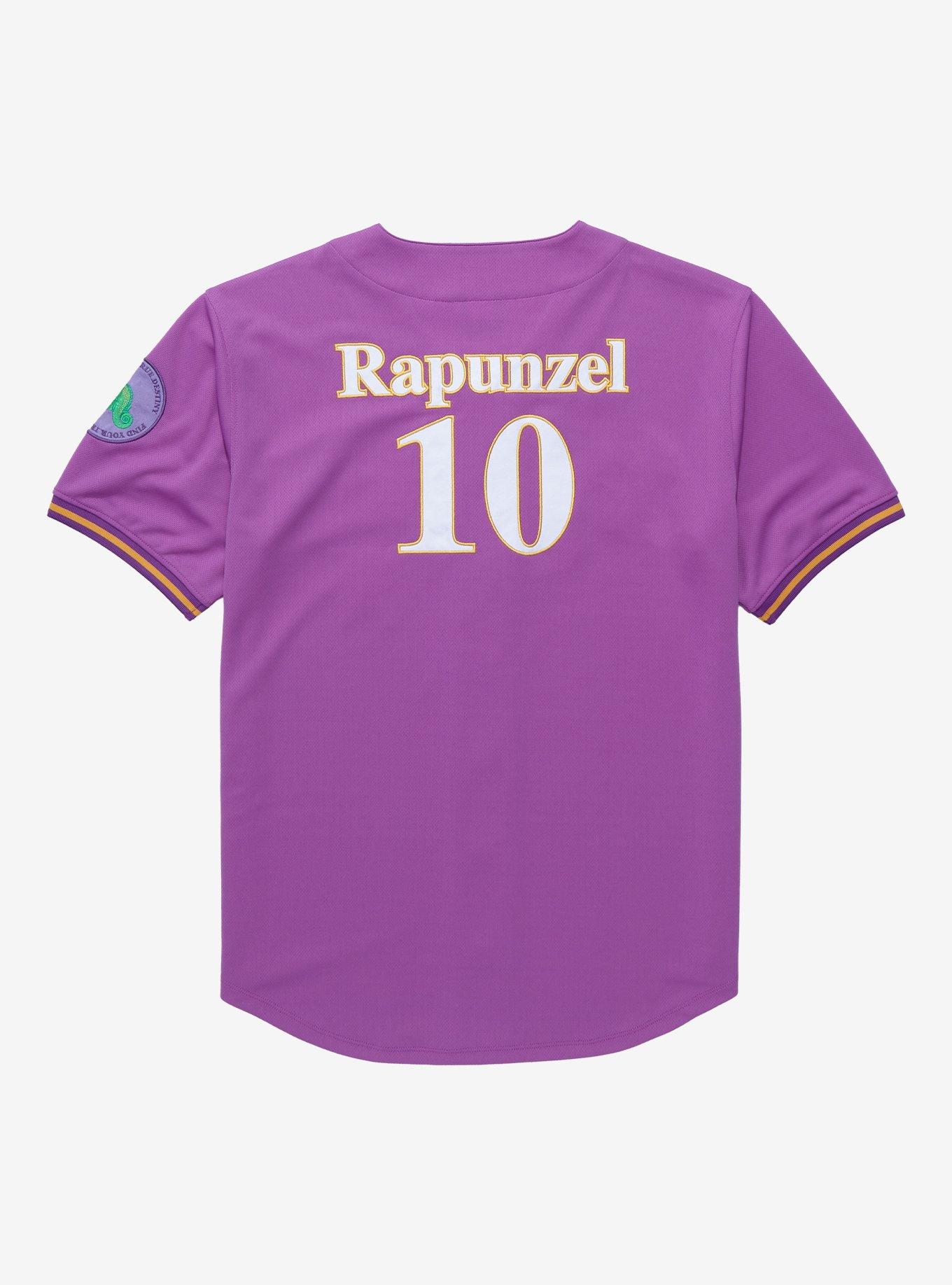 Disney Tangled Rapunzel Baseball Jersey - BoxLunch Exclusive, LILAC, alternate