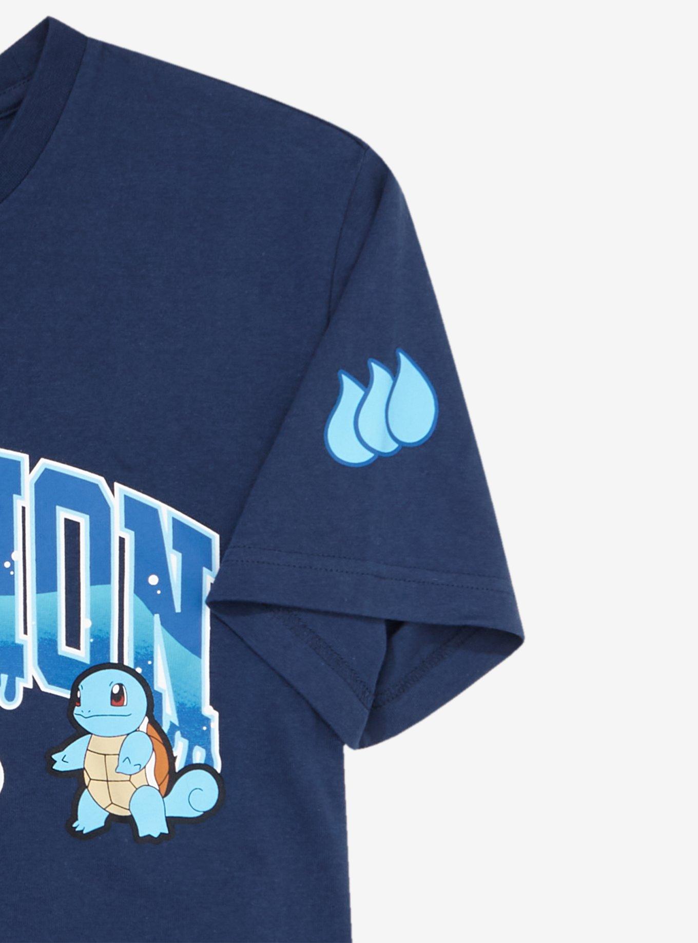 Pokémon Water Type T-Shirt - BoxLunch Exclusive, NAVY, alternate