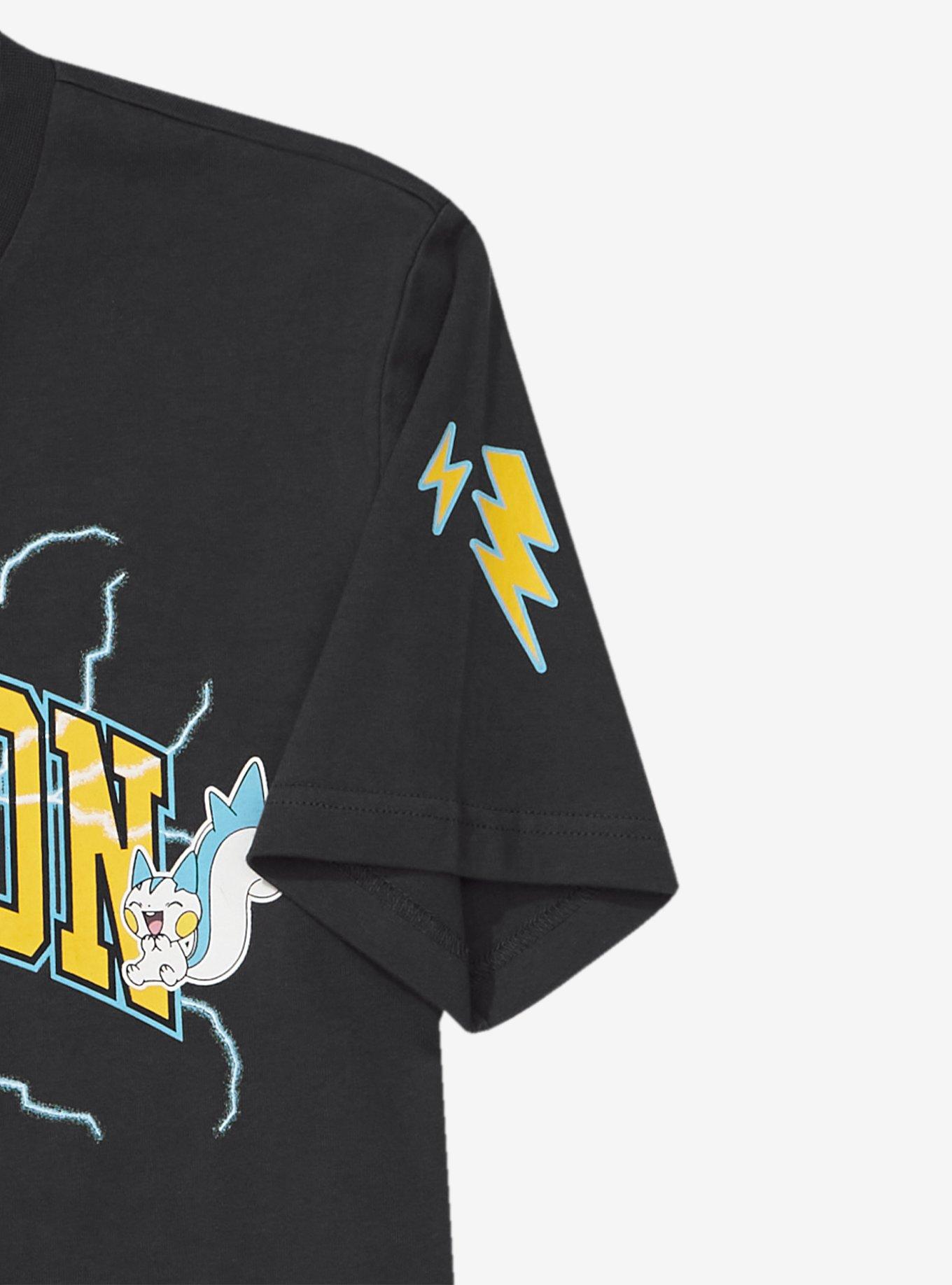 Pokémon Electric Type T-Shirt - BoxLunch Exclusive, CHARCOAL, alternate