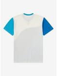 Sanrio Gudetama Wavy Panel T-Shirt - BoxLunch Exclusive, BLUE, alternate