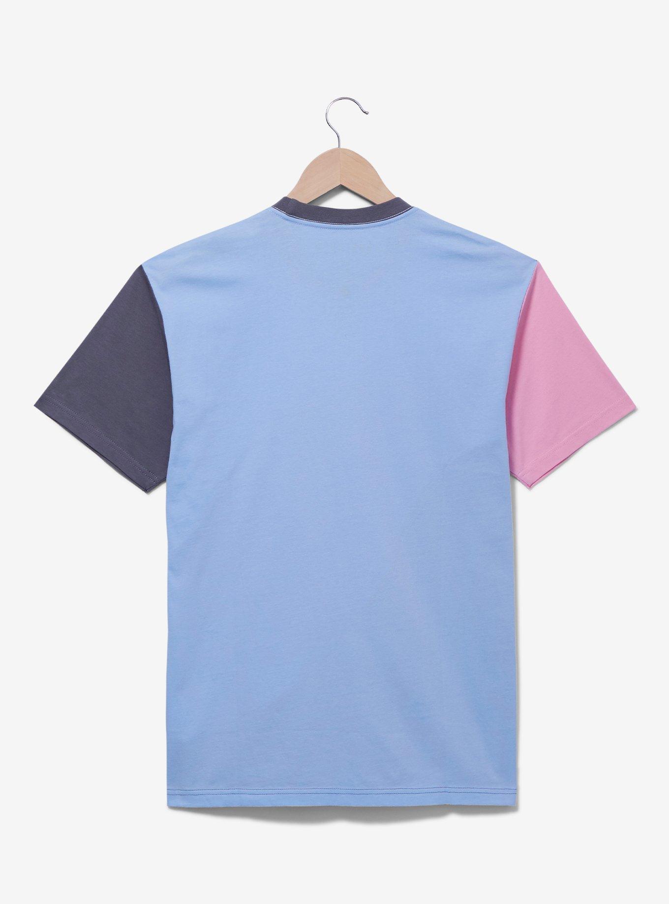 Sanrio Kuromi Wavy Panel T-Shirt - BoxLunch Exclusive, PINK, alternate