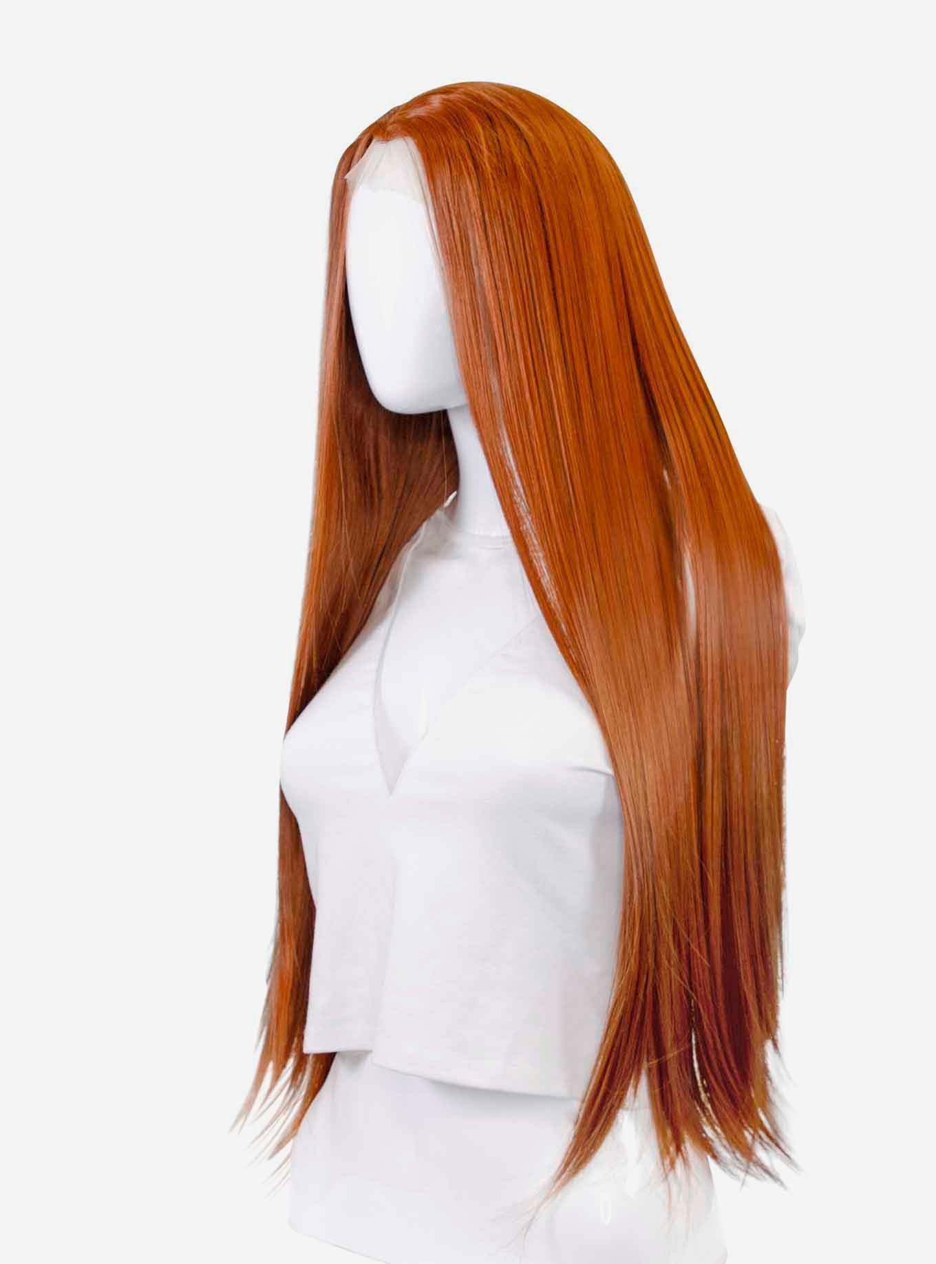 Epic Cosplay Lacefront Eros Autumn Orange Wig, , alternate