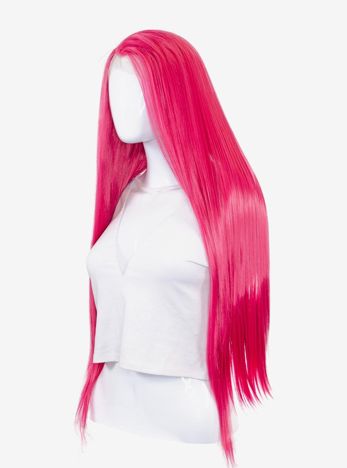 Epic Cosplay Lacefront Eros Raspberry Pink Wig, , alternate