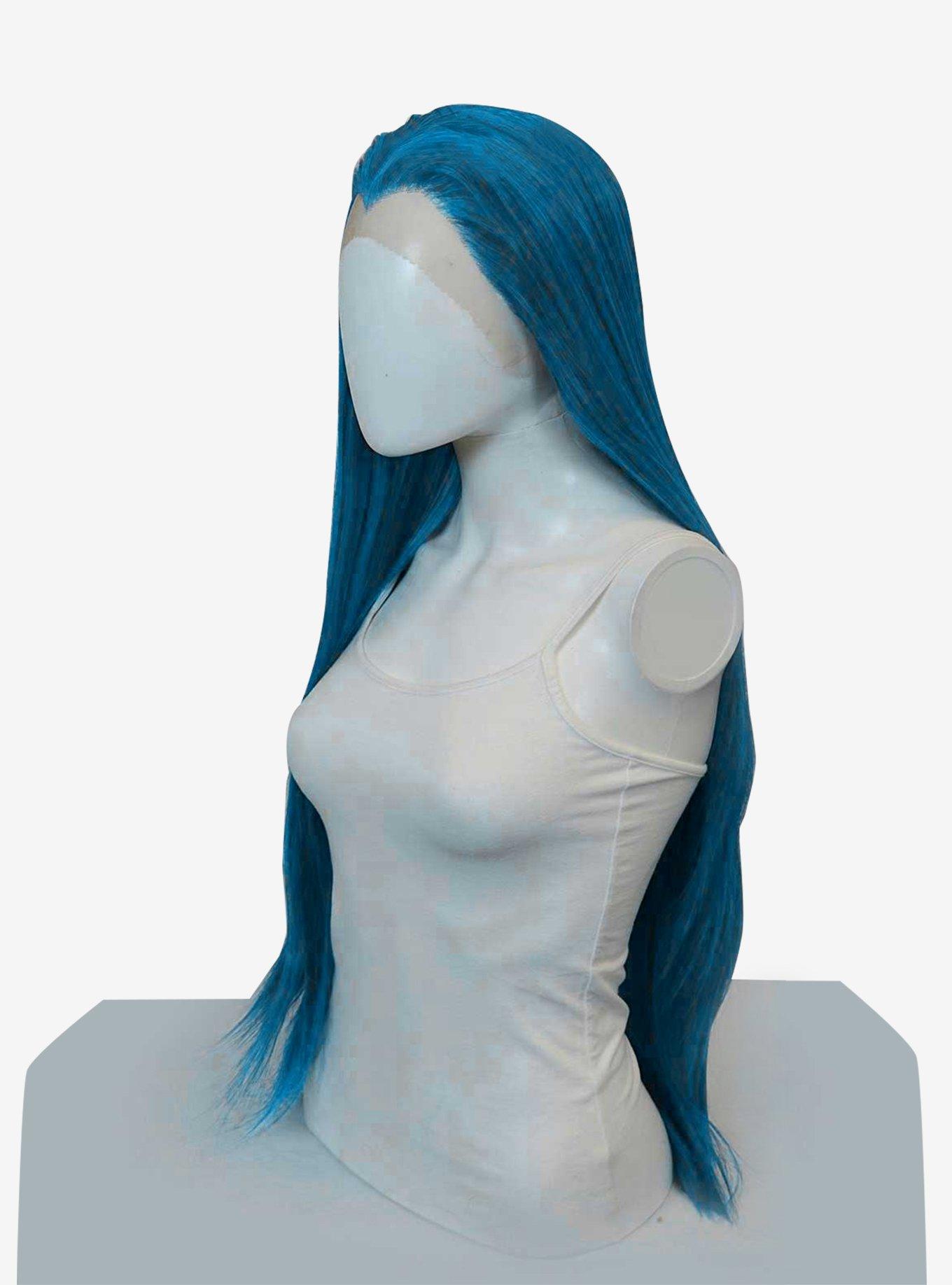 Epic Cosplay Nemesis Teal Blue Mix Long Lace Front Wig, , alternate