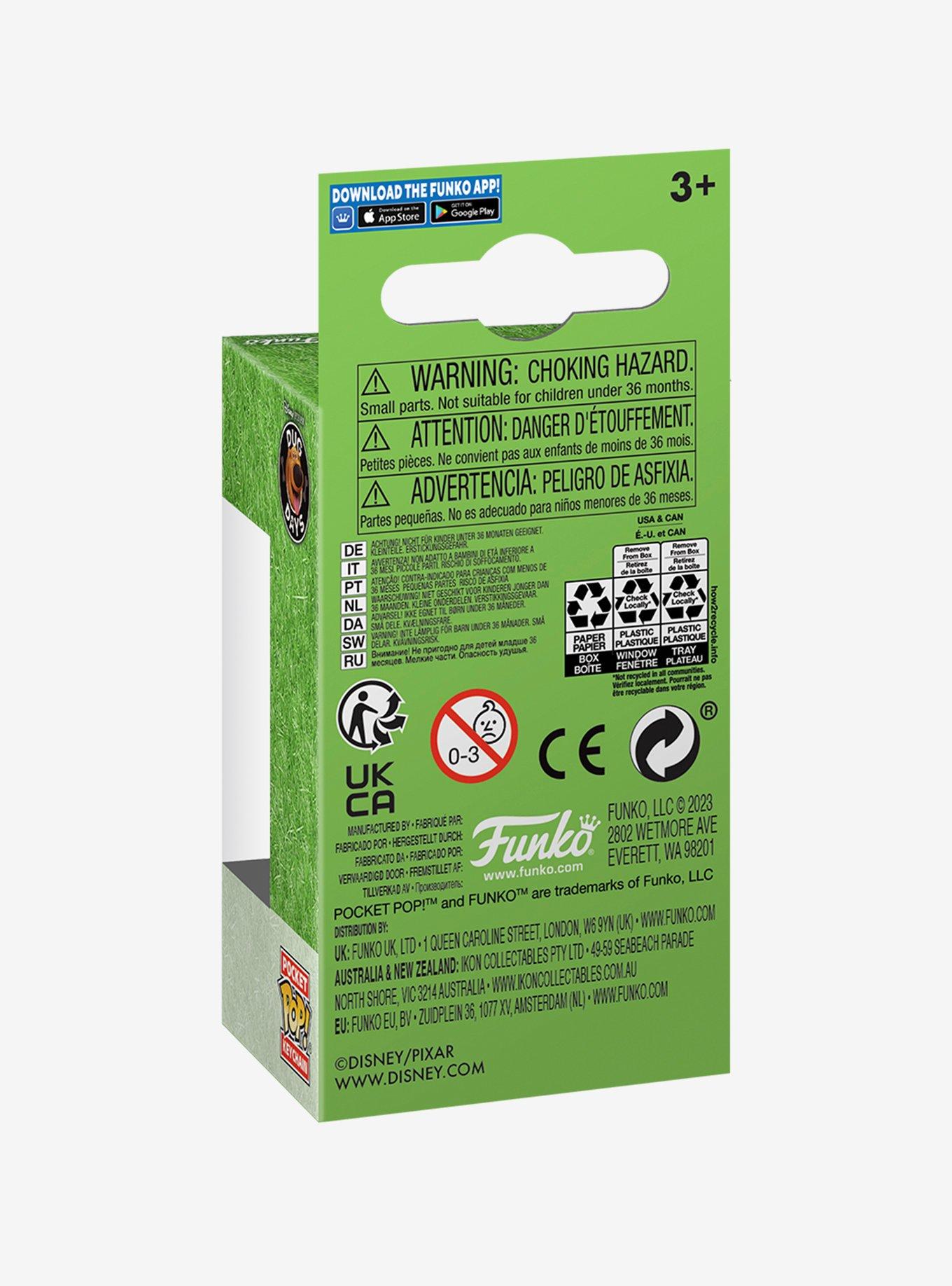 Funko Pocket Pop! Disney Pixar Dug Days Dug With Toys Vinyl Keychain - BoxLunch Exclusive, , alternate