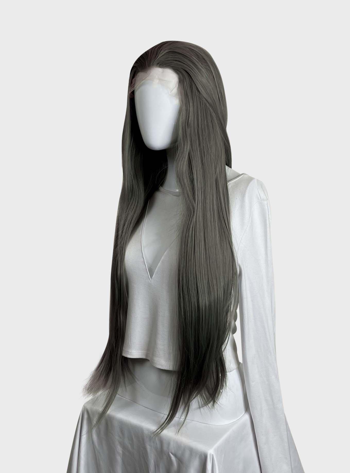 Epic Cosplay Lacefront Eros Gunmetal Grey Wig, , alternate