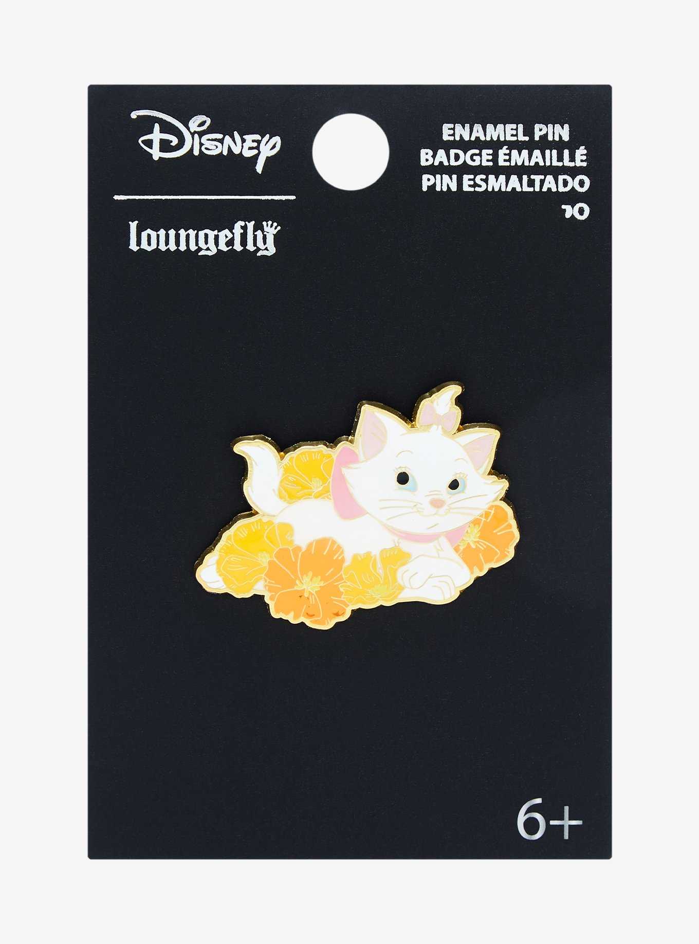 Loungefly Disney The Aristocats Marie Poppy Enamel Pin - BoxLunch Exclusive, , hi-res