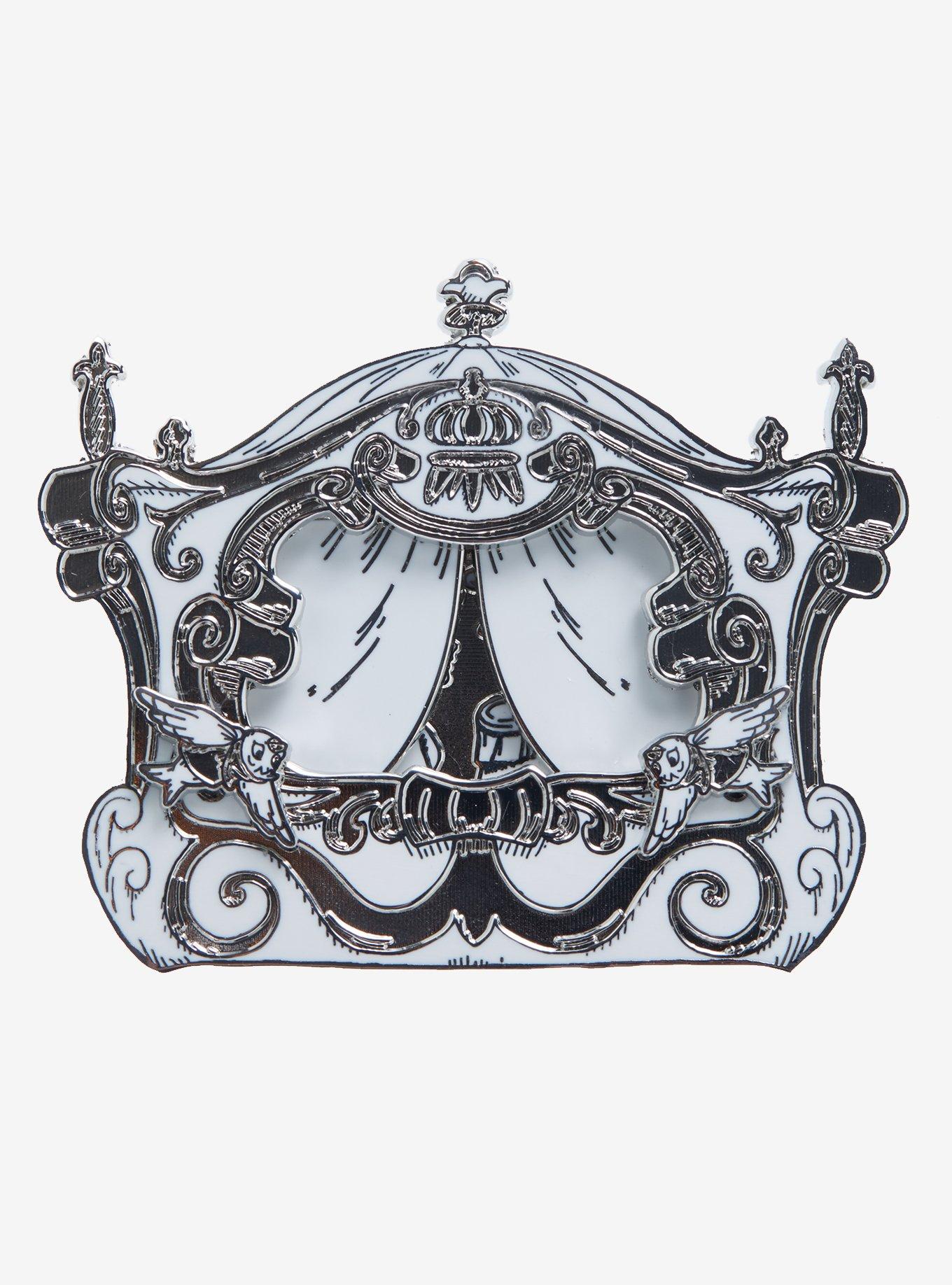 Loungefly Disney Cinderella Wedding Carriage Limited Edition Moving Enamel Pin, , alternate