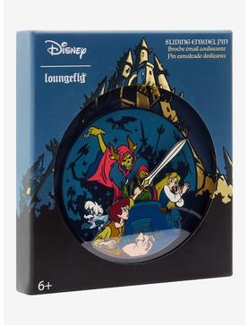 Loungefly Disney The Black Cauldron Scene Sliding Enamel Pin, , hi-res