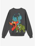 Scooby-Doo! Mystery Gang Villains Sweatshirt, GREY, alternate