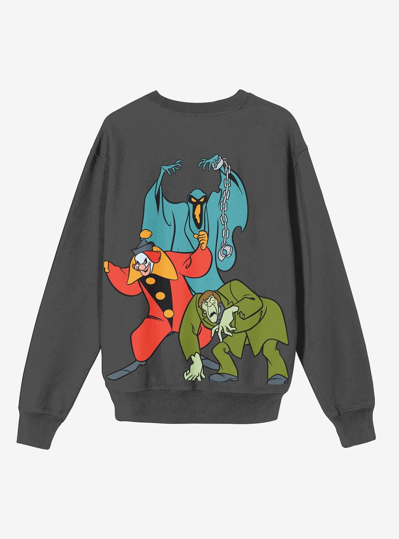 Hot Topic Scooby-Doo Name Tag Sweatshirt