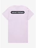 Kakao Friends Characters Pastel Boyfriend Fit Girls T-Shirt, MULTI, alternate