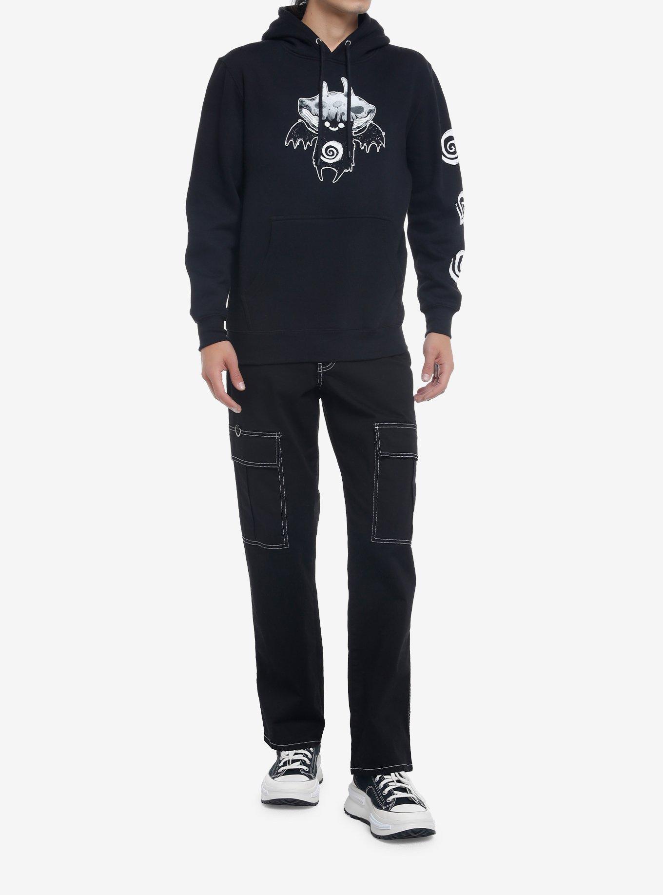 Mushroom Bat Hoodie By Guild Of Calamity, BLACK, alternate