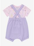 Our Universe Disney Princess Heart Infant Overall Set - BoxLunch Exclusive, LAVENDER, alternate