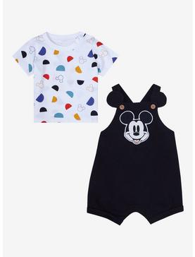 Disney Mickey Mouse Infant Overall Set - BoxLunch Exclusive, , hi-res