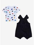 Disney Mickey Mouse Infant Overall Set - BoxLunch Exclusive, BLACK, alternate