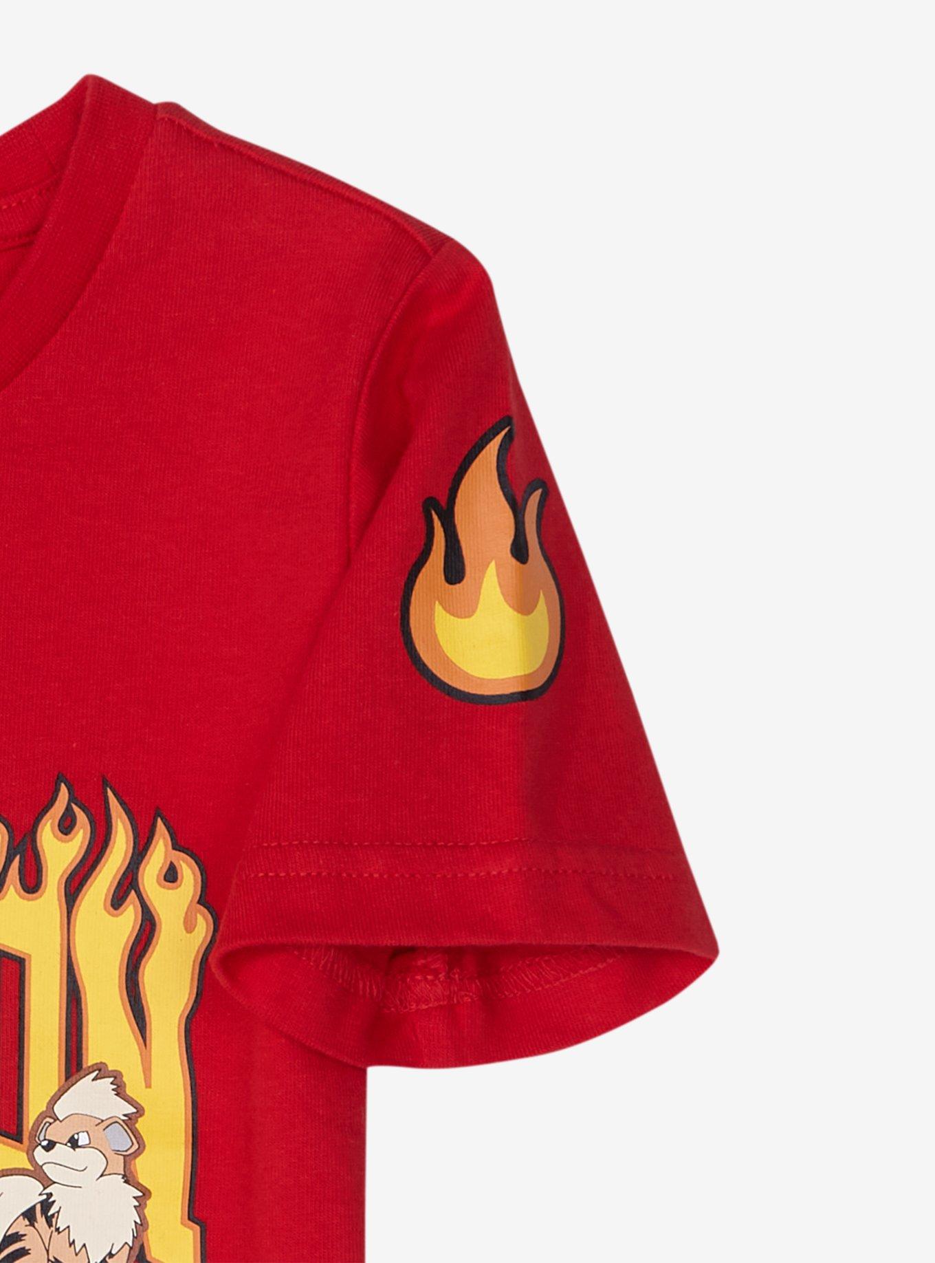 Pokémon Fire Type Toddler T-Shirt - BoxLunch Exclusive , RED, alternate