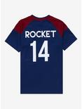Our Universe Marvel Guardians of the Galaxy Rocket Youth Soccer Jersey - BoxLunch Exclusive, NAVY, alternate