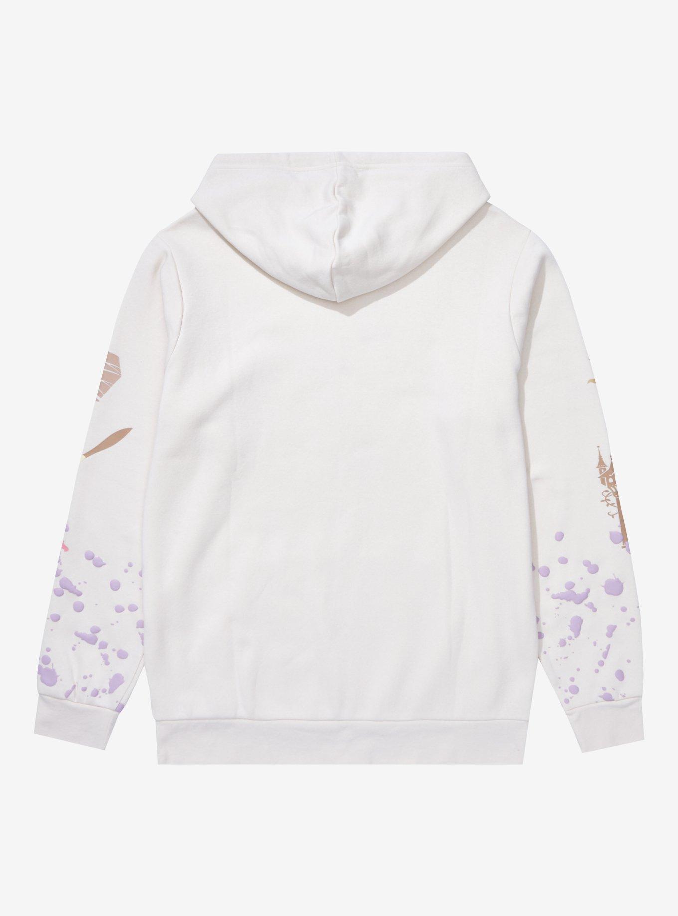 Disney Tangled Rapunzel Mural Paint Hoodie - BoxLunch Exclusive, TANBEIGE, alternate