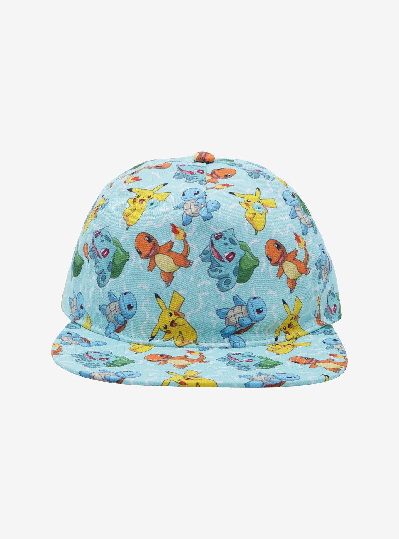 Pokemon Kanto Starters Snapback Hat, , alternate