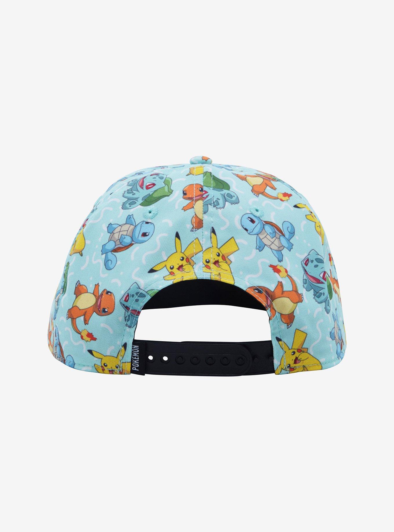 Pokemon Kanto Starters Snapback Hat, , alternate
