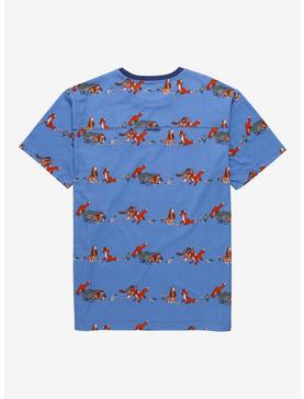 Disney The Fox and The Hound Linear Allover Print T-Shirt - BoxLunch Exclusive, , hi-res