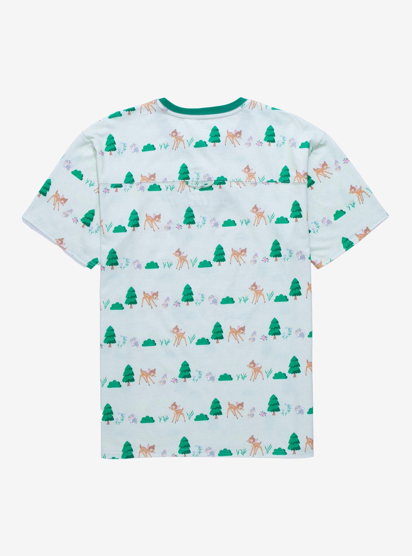 Disney Bambi Forest Allover Print T-Shirt - BoxLunch Exclusive, , hi-res