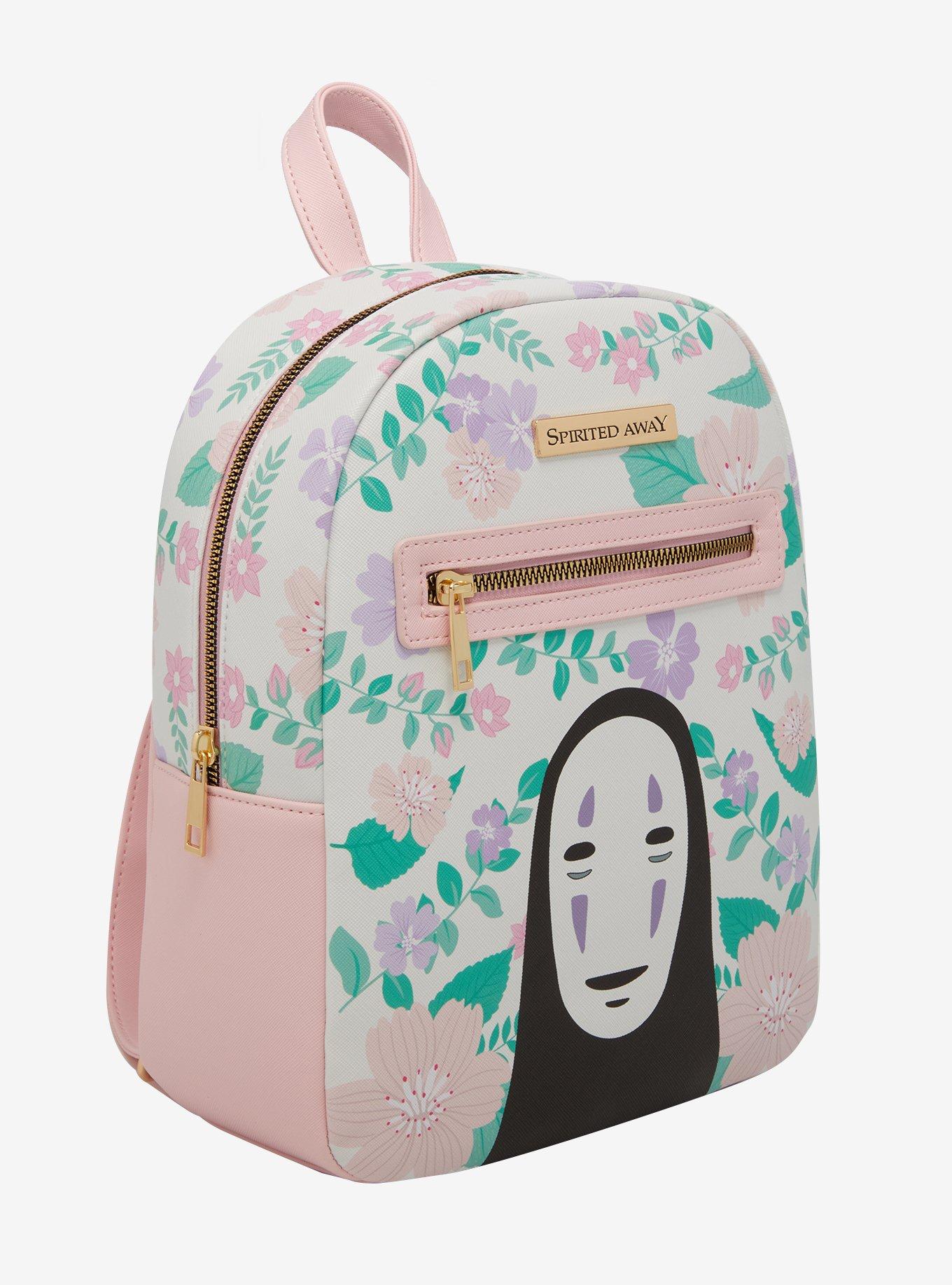 Studio Ghibli Spirited Away No-Face Floral Mini Backpack, , alternate