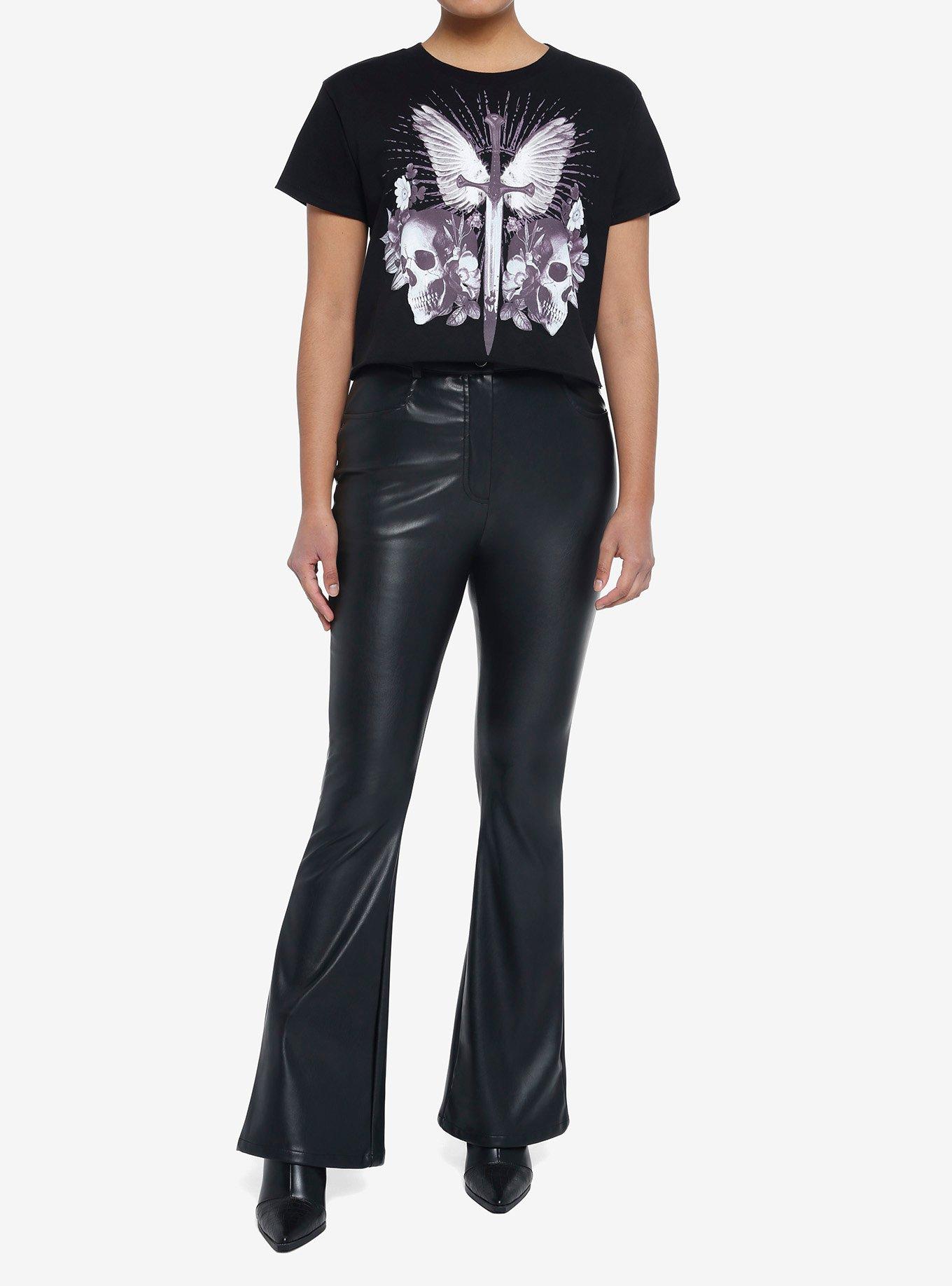 Winged Sword Girls Crop T-Shirt, MULTI, alternate