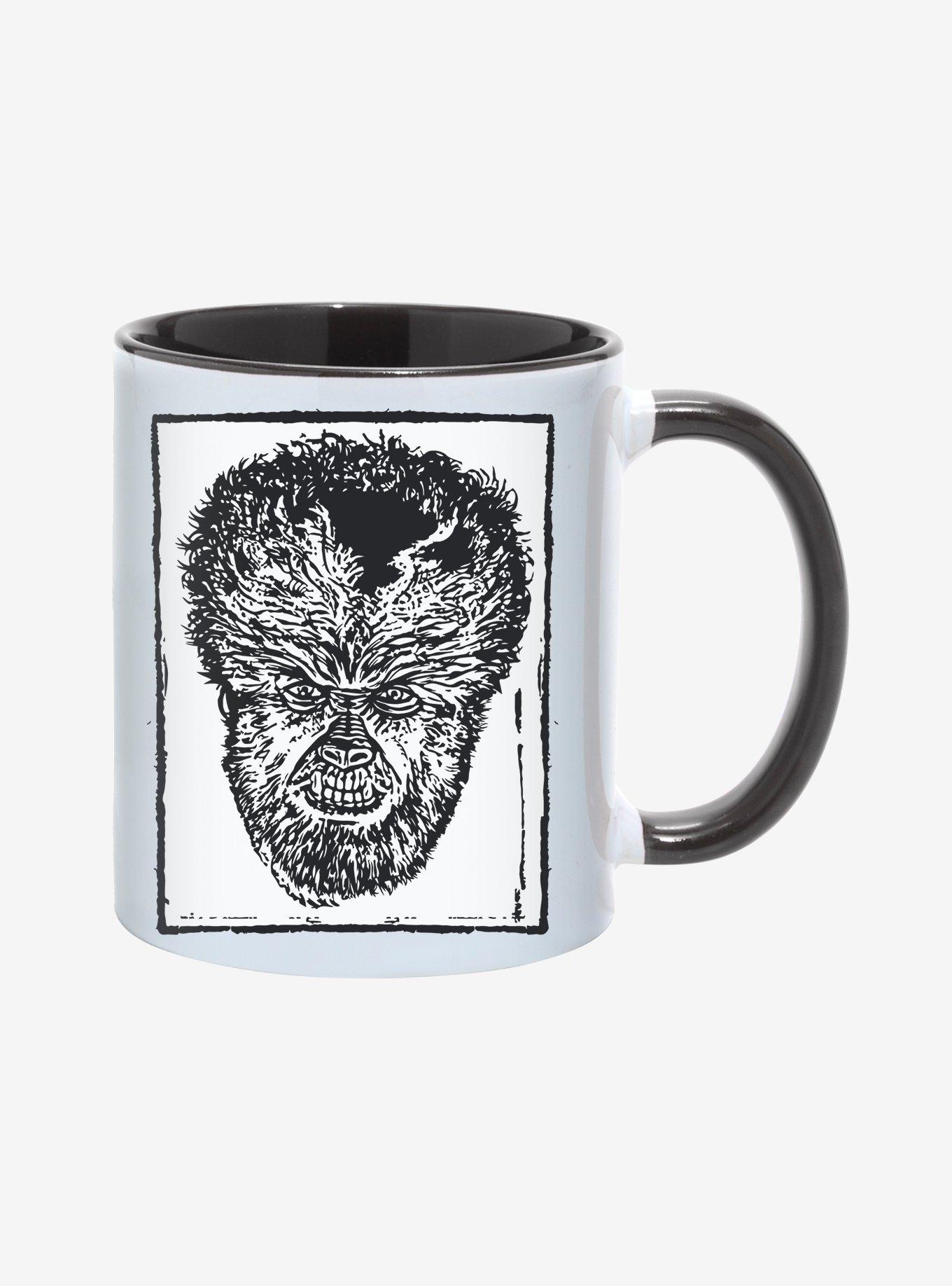 Universal Monsters The Wolfman Head Mug 11oz, , alternate