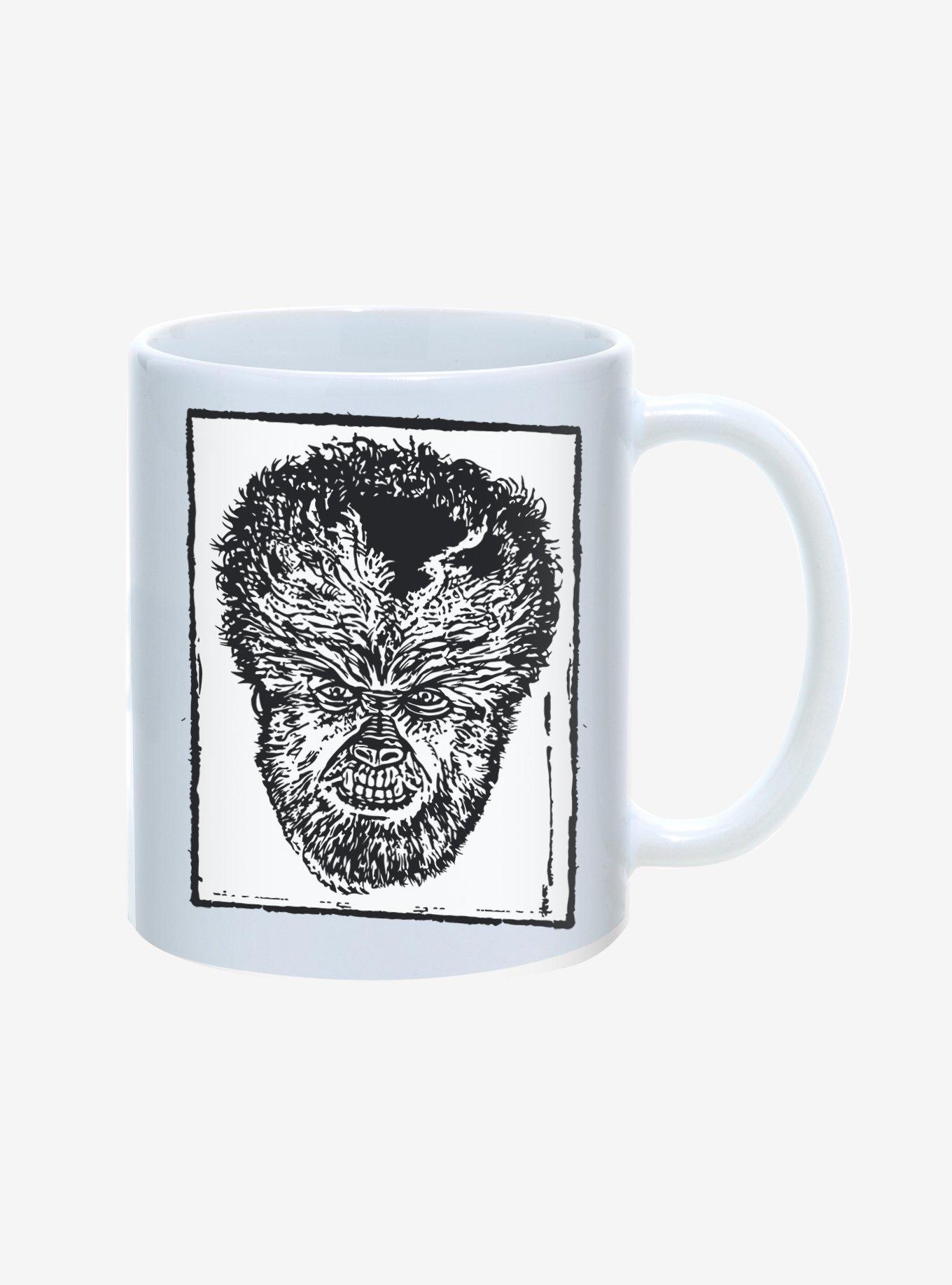 Universal Monsters The Wolfman Head Mug 11oz, , alternate