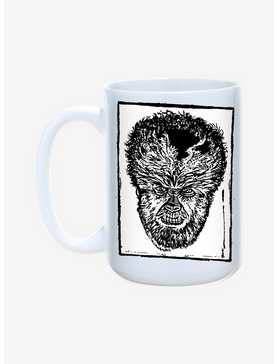 Universal Monsters The Wolfman Head Mug 15oz, , hi-res