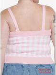 Strawberry Shortcake Gingham Girls Knit Tank Top Plus Size, MULTI, alternate