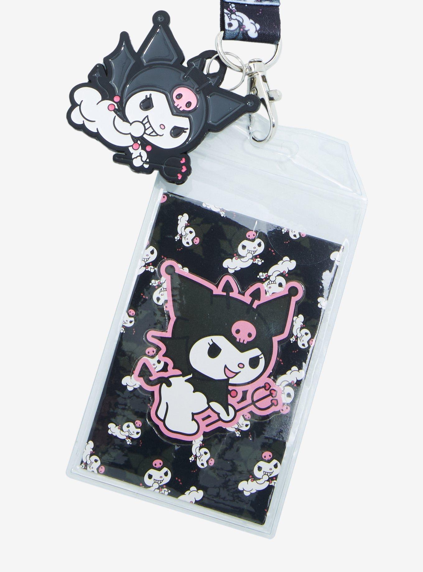 Kuromi Pink Devil Lanyard, , alternate