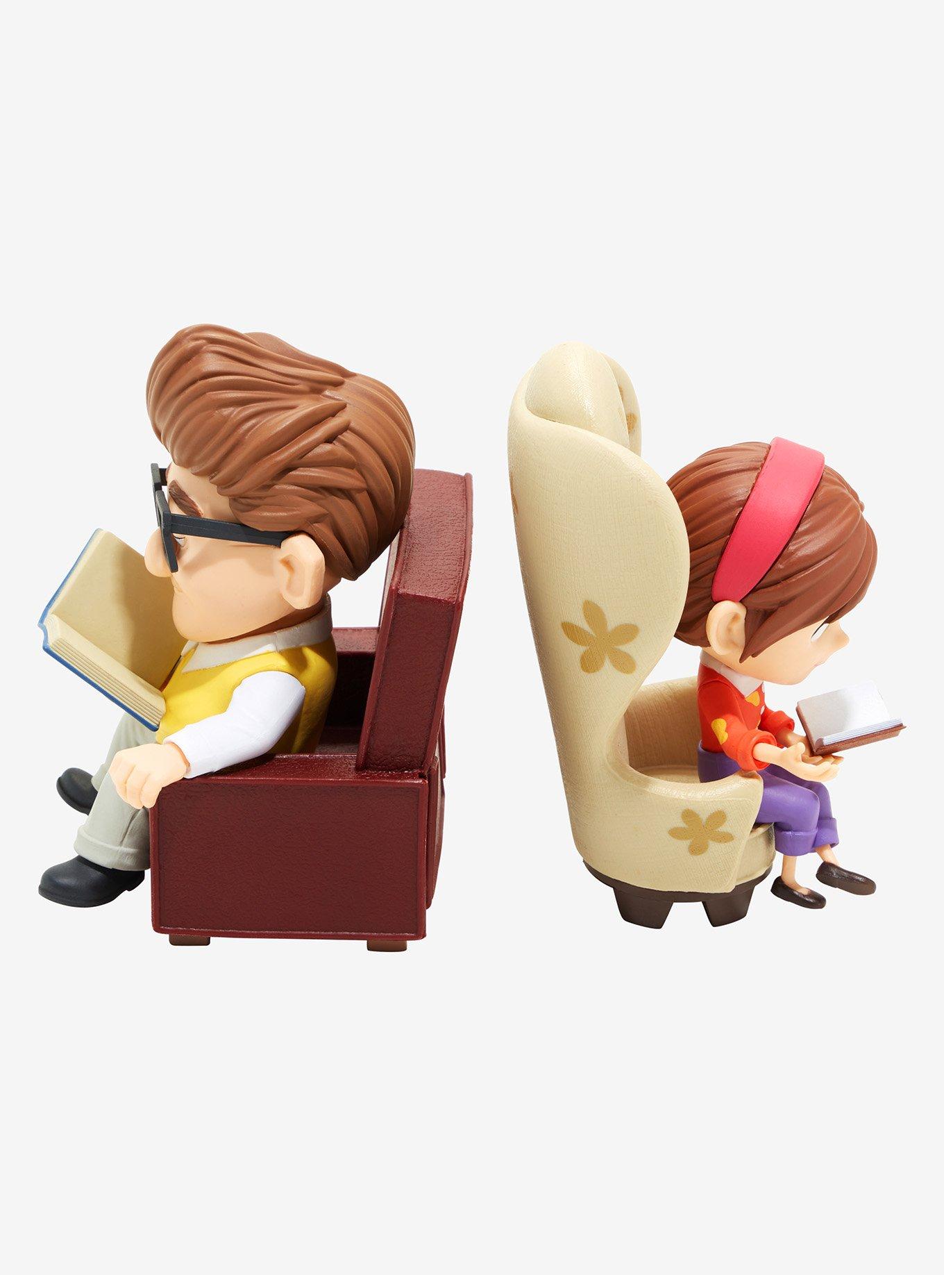Beast Kingdom Disney Up Carl and Ellie Reading Chair Figure Set, , alternate