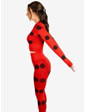 Miraculous: Tales of Ladybug and Cat Noir Active Athletic Leggings and Long Sleeve Top Set, , hi-res