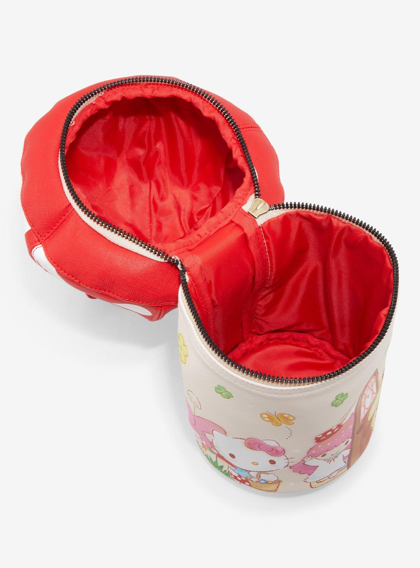 Hello Kitty And Friends Mushroom Figural Makeup Bag, , alternate