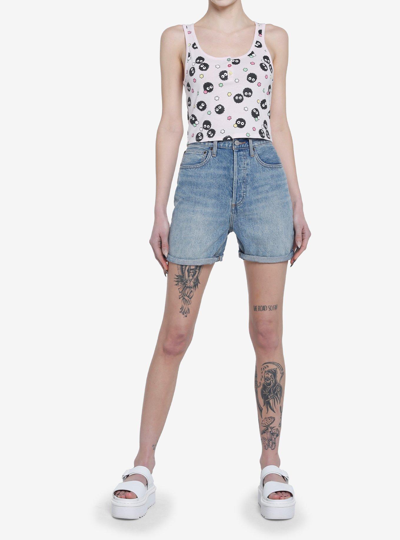 Her Universe Studio Ghibli Spirited Away Soot Sprite Girls Tank Top, MULTI, alternate