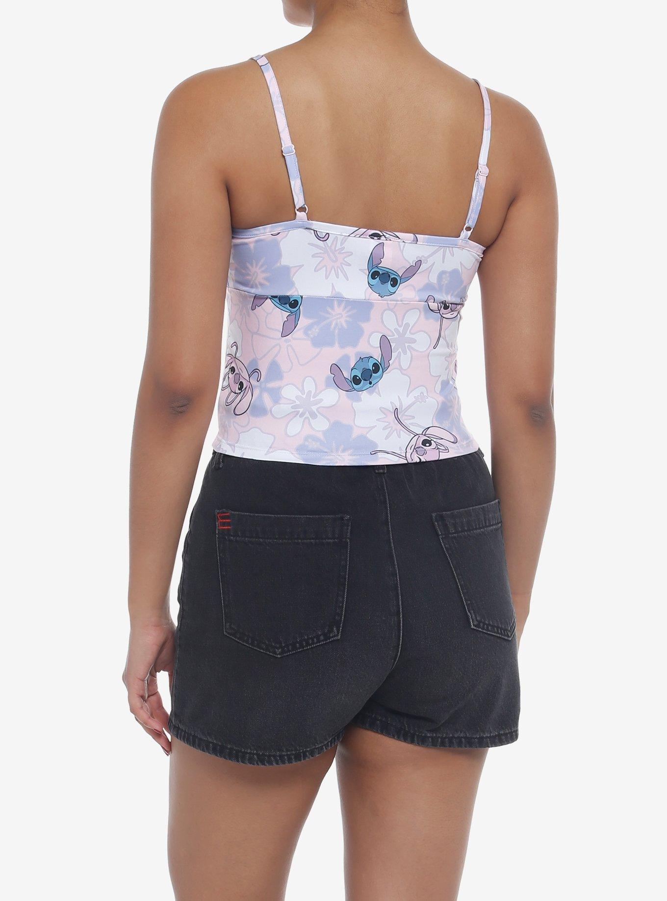 Disney Lilo & Stitch Floral Angel & Stitch Cami, MULTI, alternate