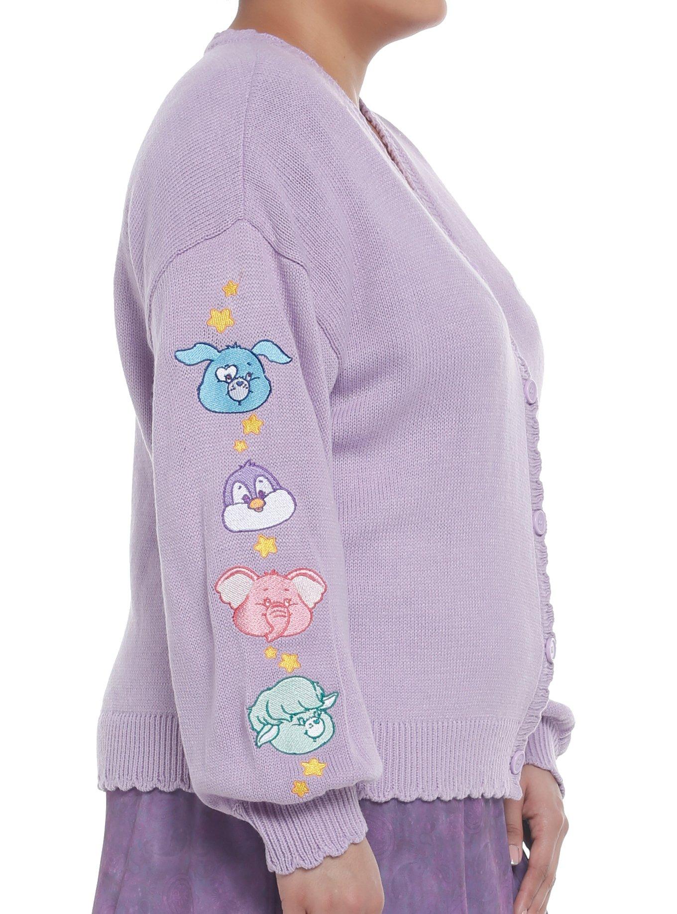 Care Bear Cousins Lavender Skimmer Cardigan Plus Size, PURPLE, alternate